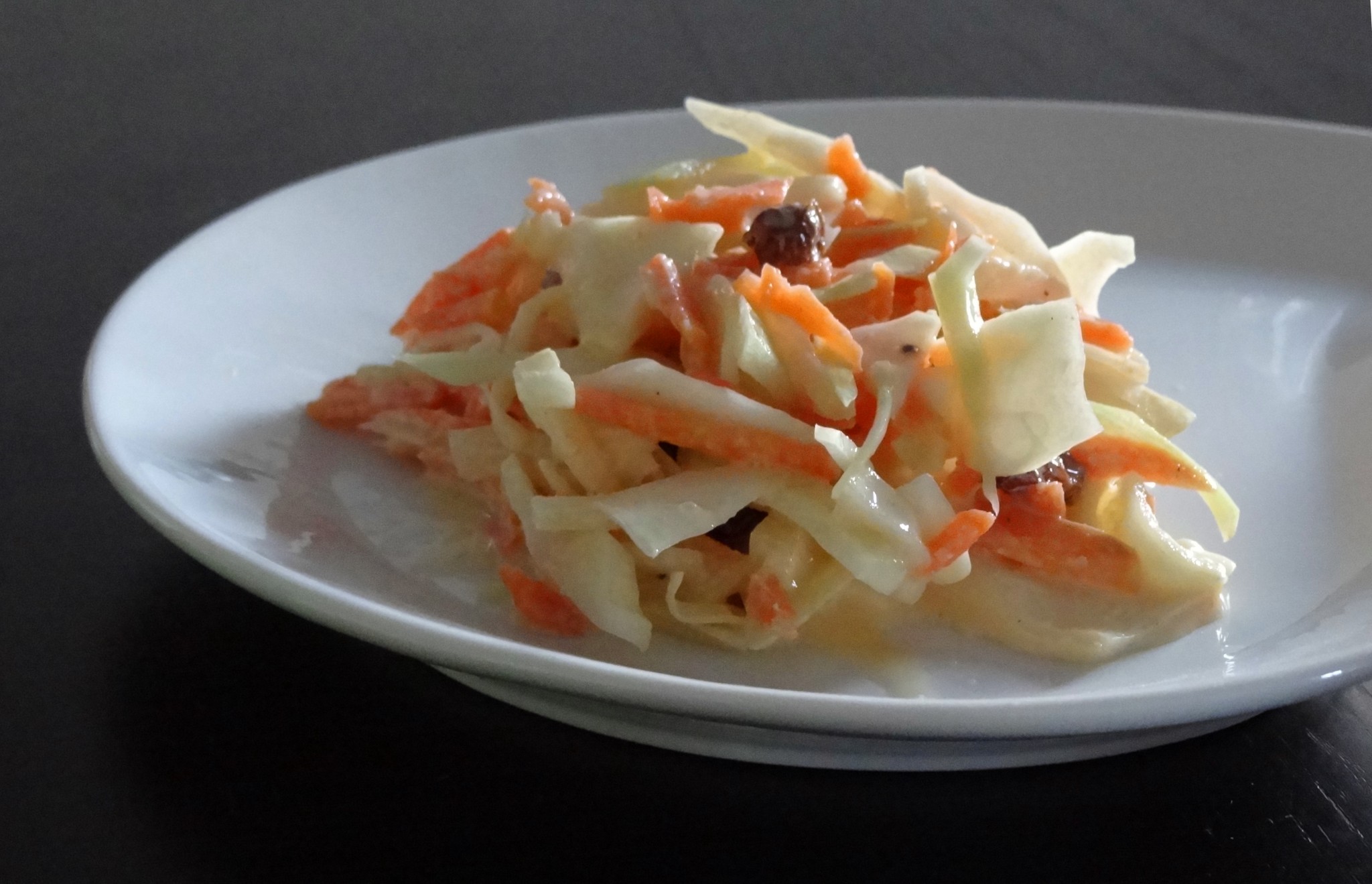 Fleanette's Kitchen - Coleslaw - Salade d'hiver chou, carotte et oignon