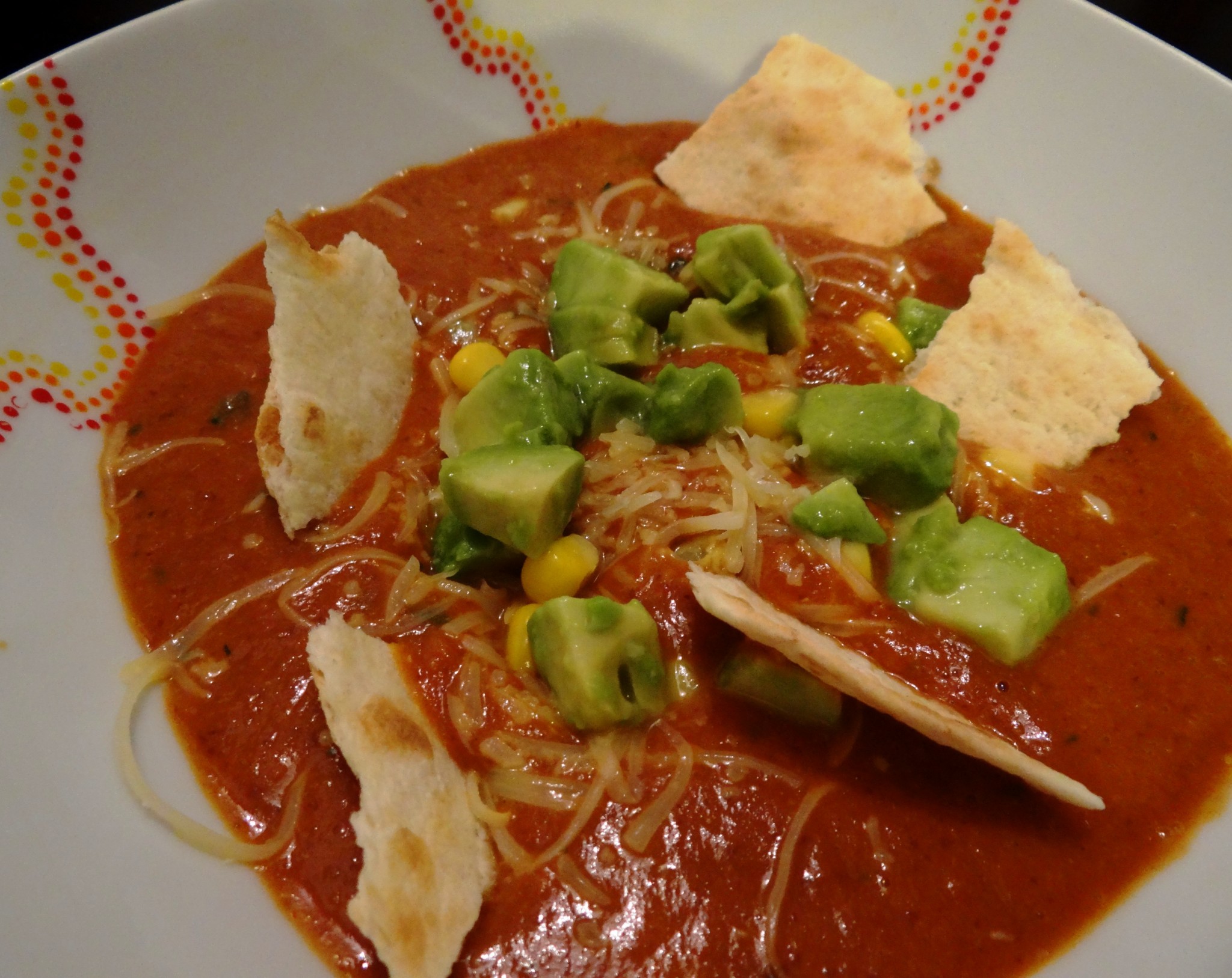 Fleanette's Kitchen - La "Tortilla soup", une soupe d'inspiration... américaine!
