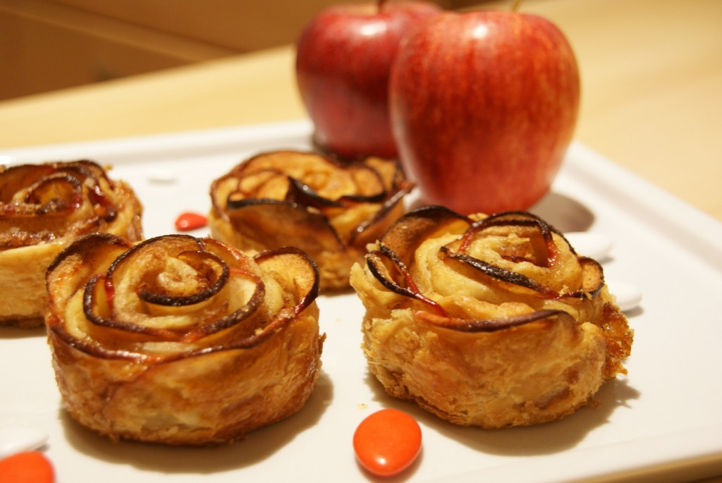 Fleurs de pomme - Apple roses - Fleanette's Kitchen